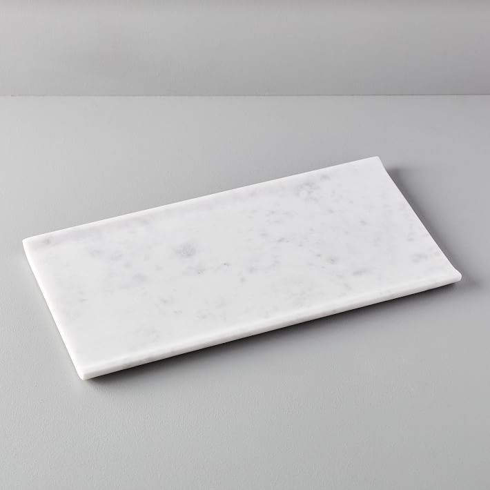 Foundations Marble Trays (Large Tray 16''W) (Color - White)