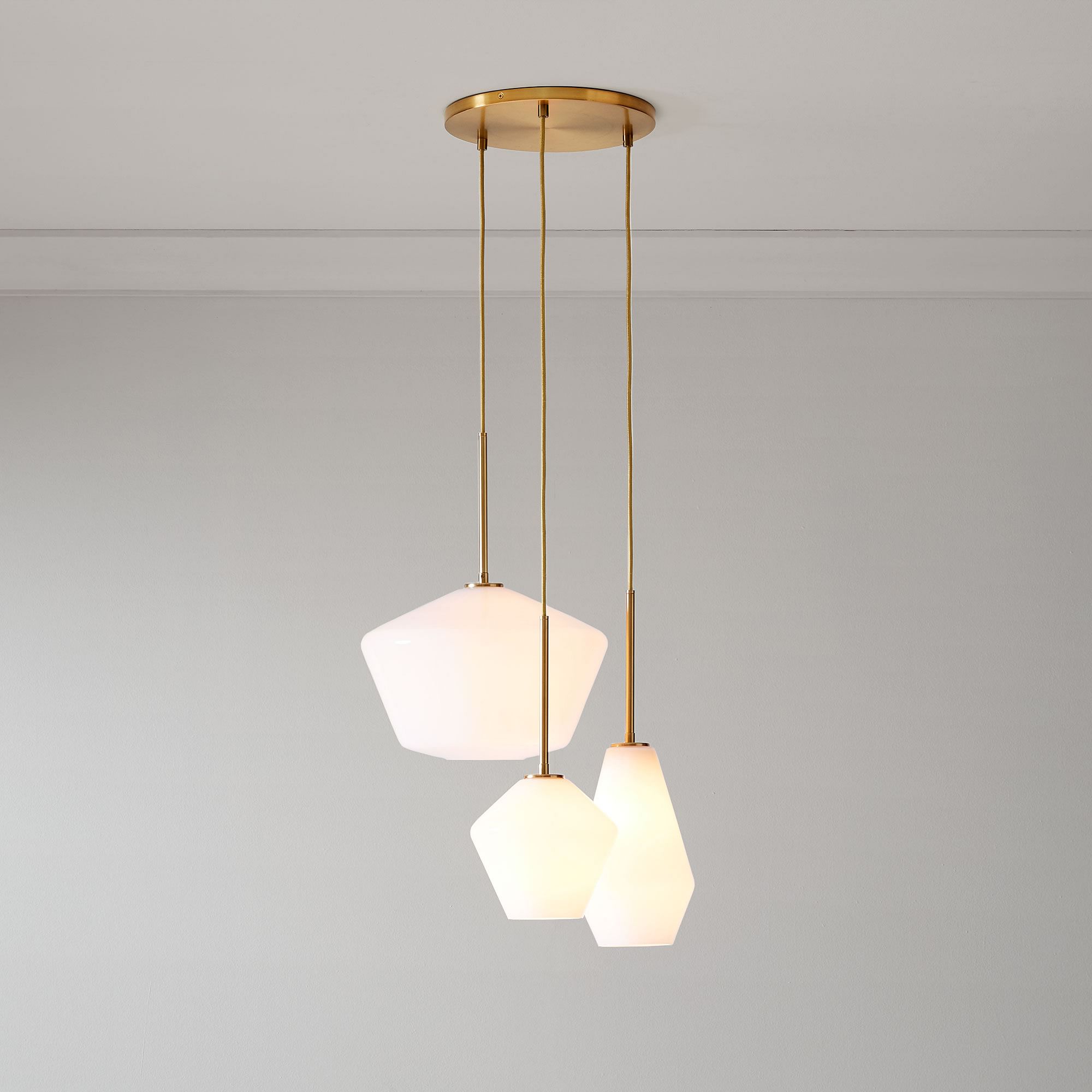 Sculptural -Light Geo Chandelier | West Elm