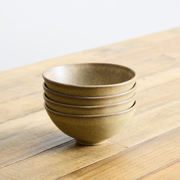 Kanto Stoneware Cereal Bowls (Set of 4) (Cardamom)