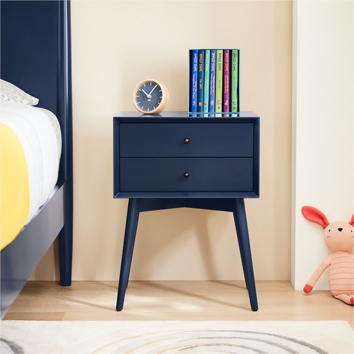 Mid Century Painted Nightstand