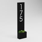 Post &amp; Porch Customizable Standing Tall Address Planter