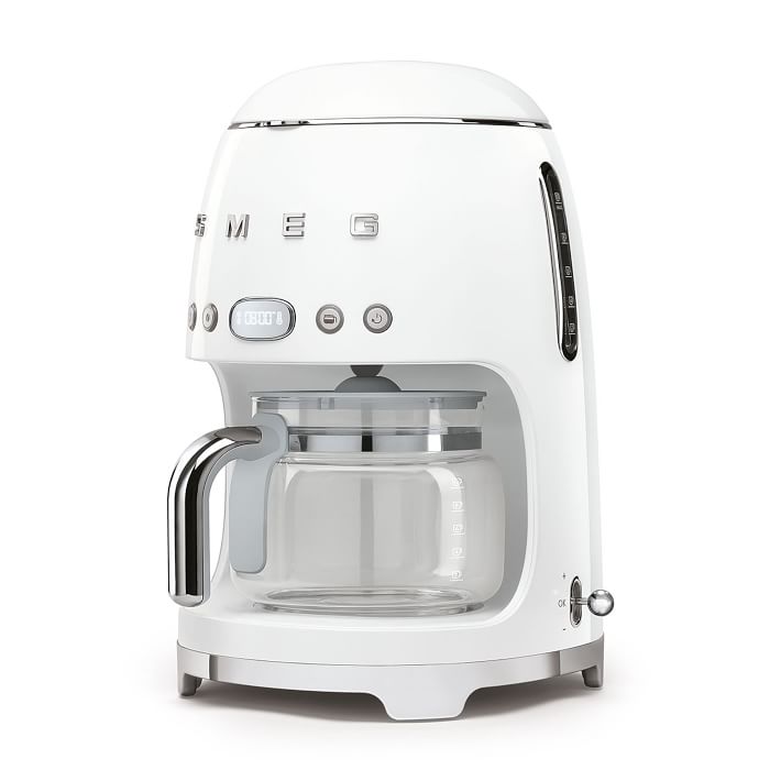 Smeg coffee machine white cheap
