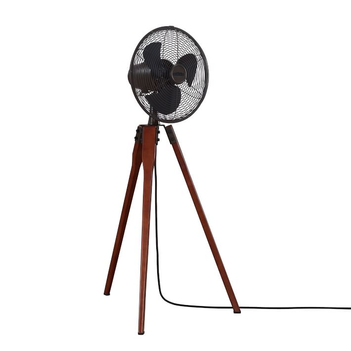 Wood Tripod Floor Fan