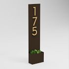 Post &amp; Porch Customizable Standing Tall Address Planter