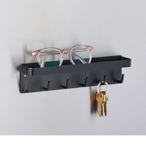 Magnetic key rack with tray hotsell