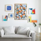 Orange Trees Framed Wall Art by Minted for West Elm