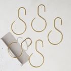 Quiet Town Shower Curtain Rings - Brass