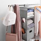 Soft Closet Storage - Hanging Closet Organizer &amp; Shoe Pockets