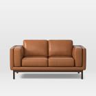 Dekalb 68" Sofa, Saddle Leather, Nut, Acorn