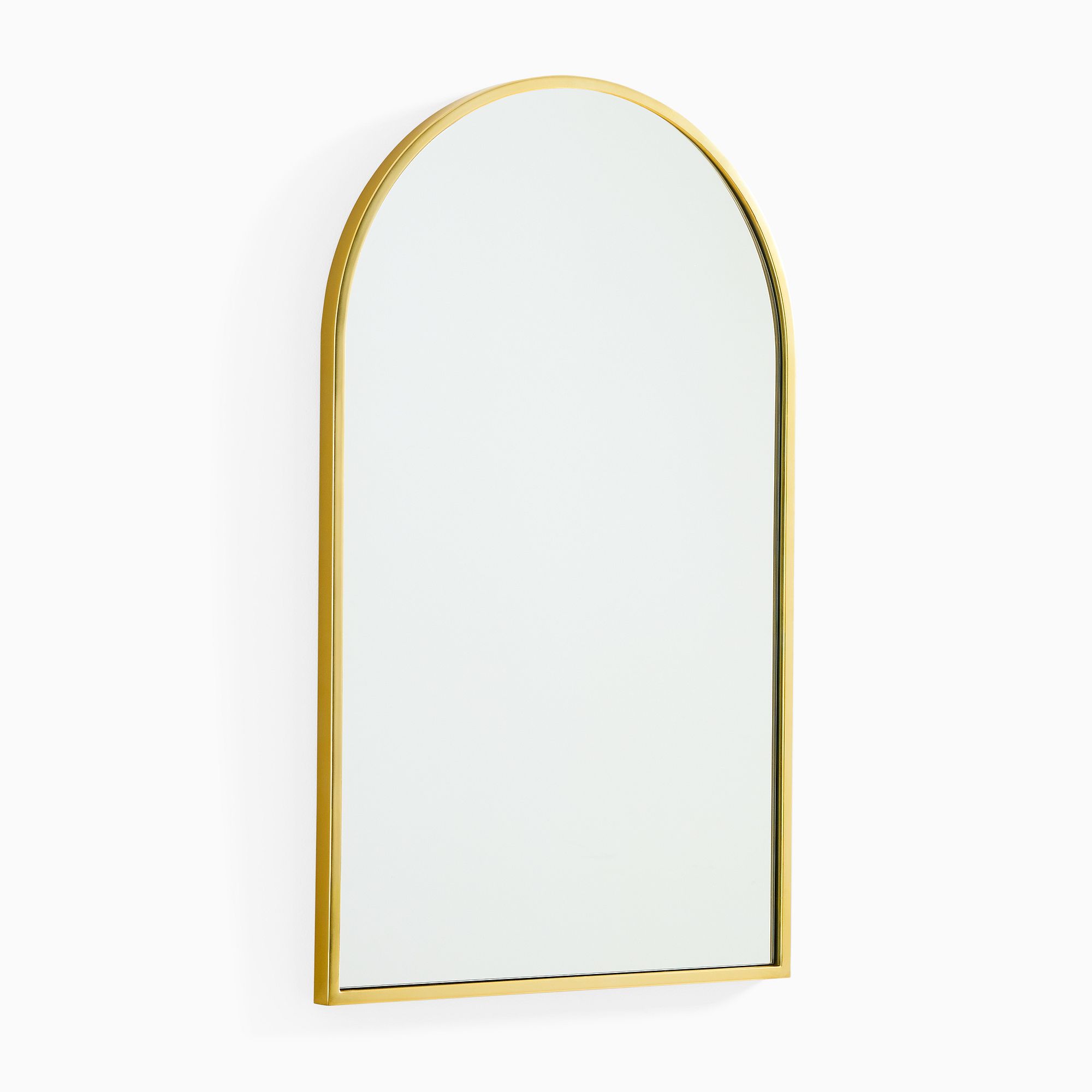 Metal Frame Arched Wall Mirror | West Elm