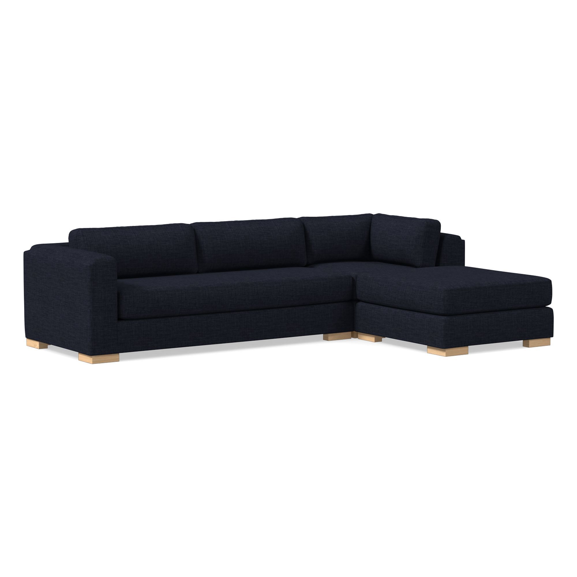 Nassau 3-Piece Ottoman Sectional (117") | West Elm