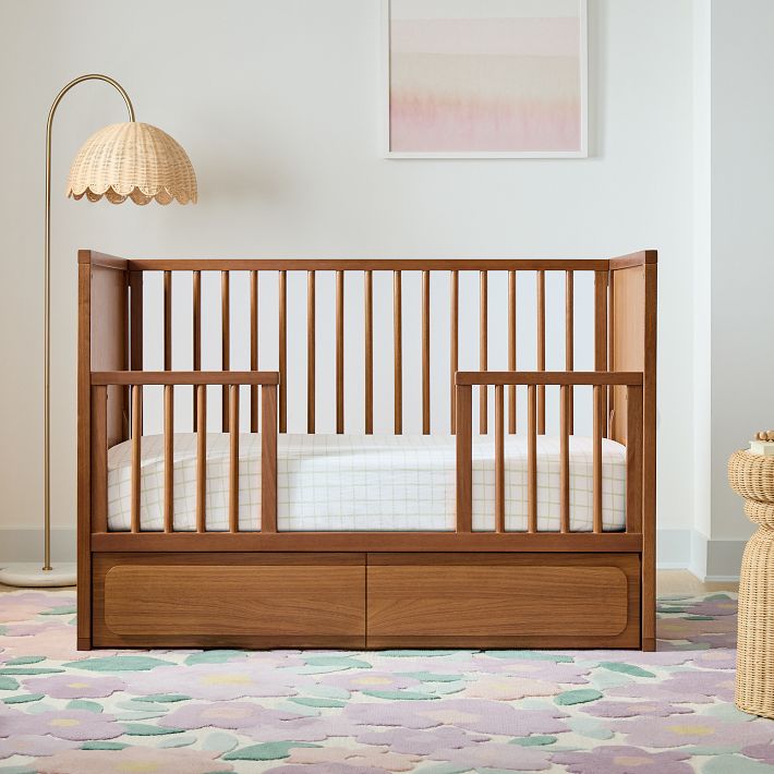 Pottery barn mid century crib online