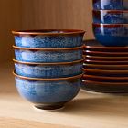 Ocean Waves Porcelain Ramen Bowl Sets