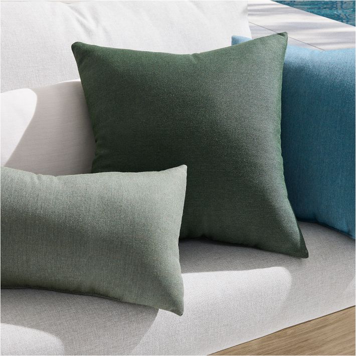 Sunbrella Solid Indoor Outdoor Cast Pillow West Elm