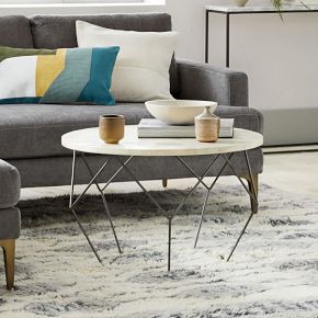 West elm triangle coffee table hotsell