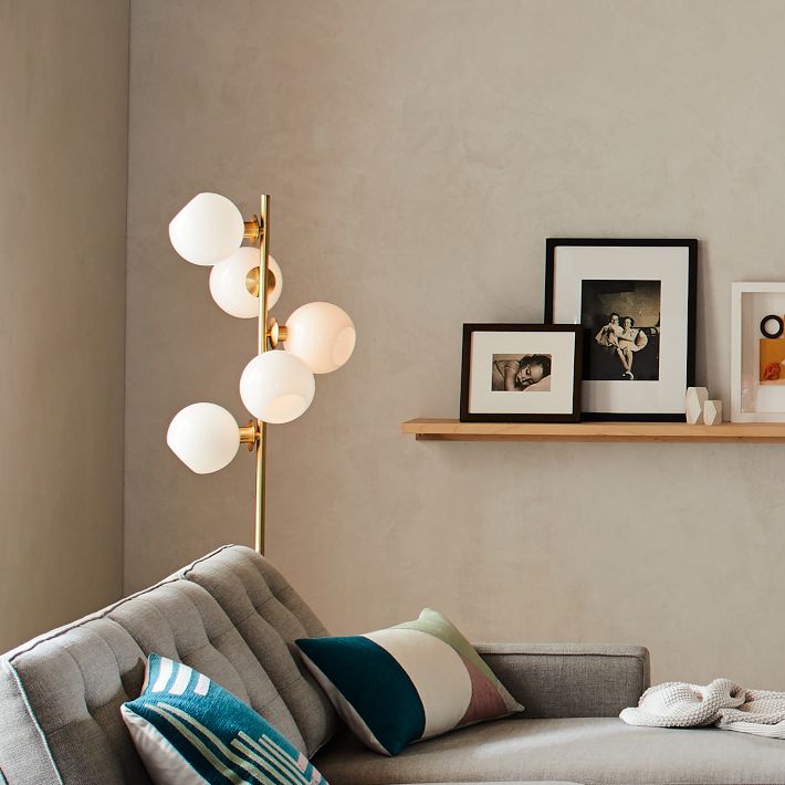 Staggered glass chandelier west elm outlet