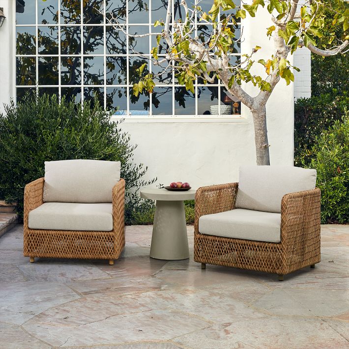 Coastal Outdoor Petite Lounge Chair