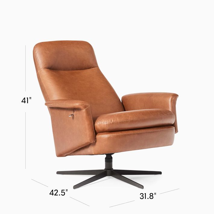 Leather swivel rocker recliner hotsell