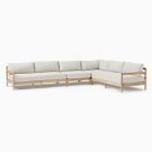 Hargrove Outdoor 4-Piece L-Shaped Sectional (132&quot;)