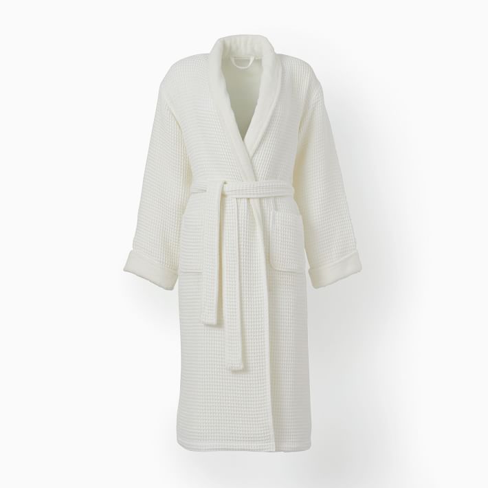 Spa Waffle Robe - His - Large