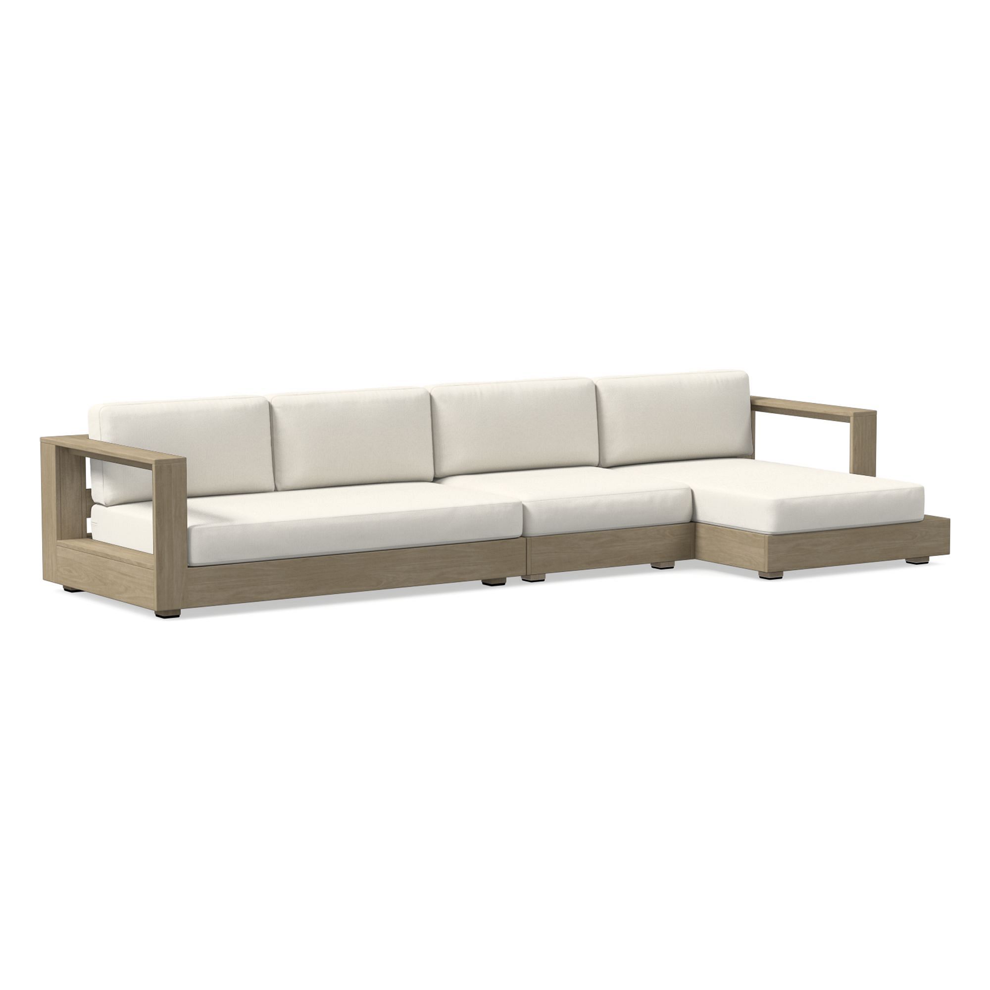 Telluride Outdoor -Piece Chaise Sectional Cushion Covers | West Elm