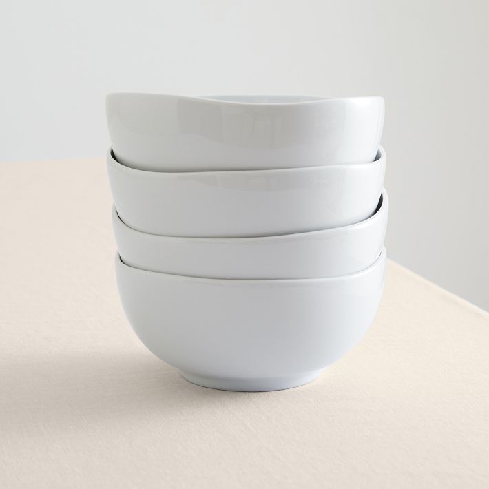 Organic Porcelain Ramen Bowl Sets - Set of 8