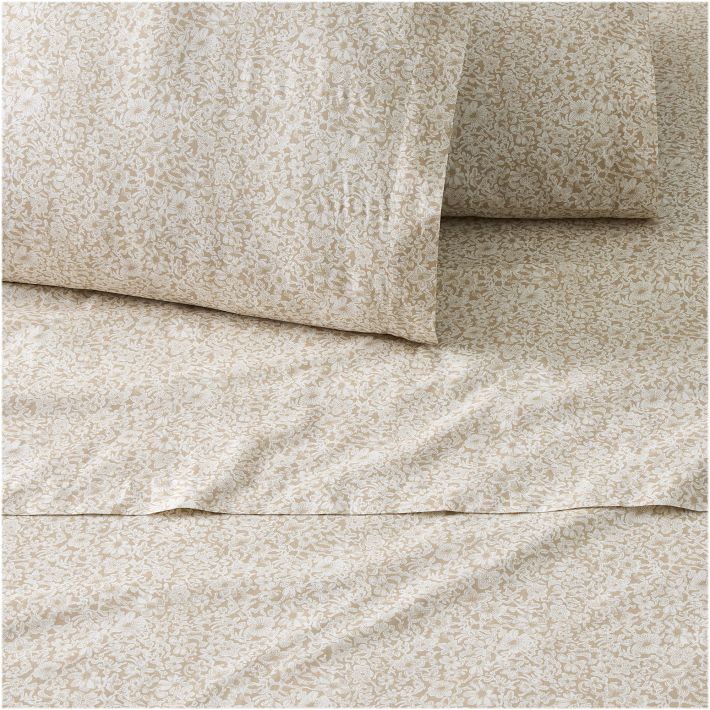 Frances Floral Sheet Set -Sand Queen