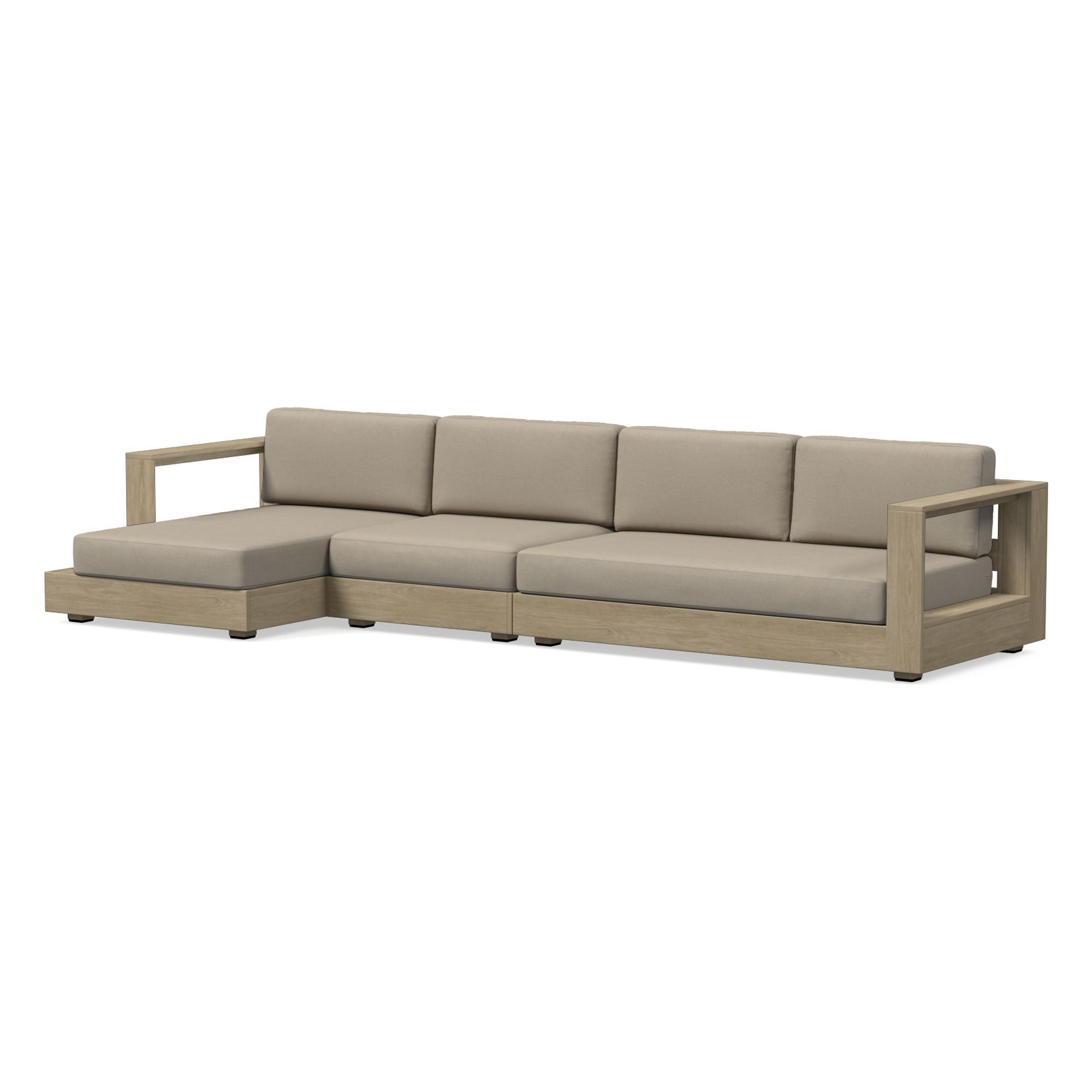 Telluride Outdoor -Piece Chaise Sectional Cushion Covers | West Elm