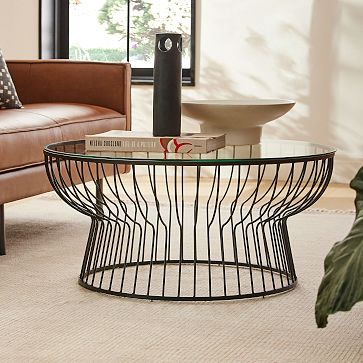 Pillar Coffee Table Stylish Elegant Design West Elm