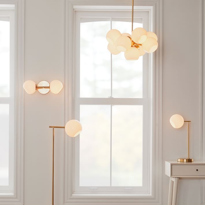 West elm double sconce top