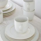 Textured Stoneware Dinnerware (Set of 16)