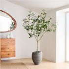 Faux Potted Laurel Tree w/ Planter