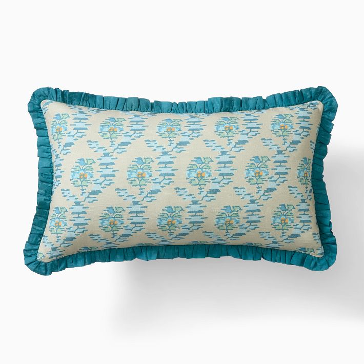 RHODE Jawahar Ruffle Pillow Cover and Down Alternative Insert