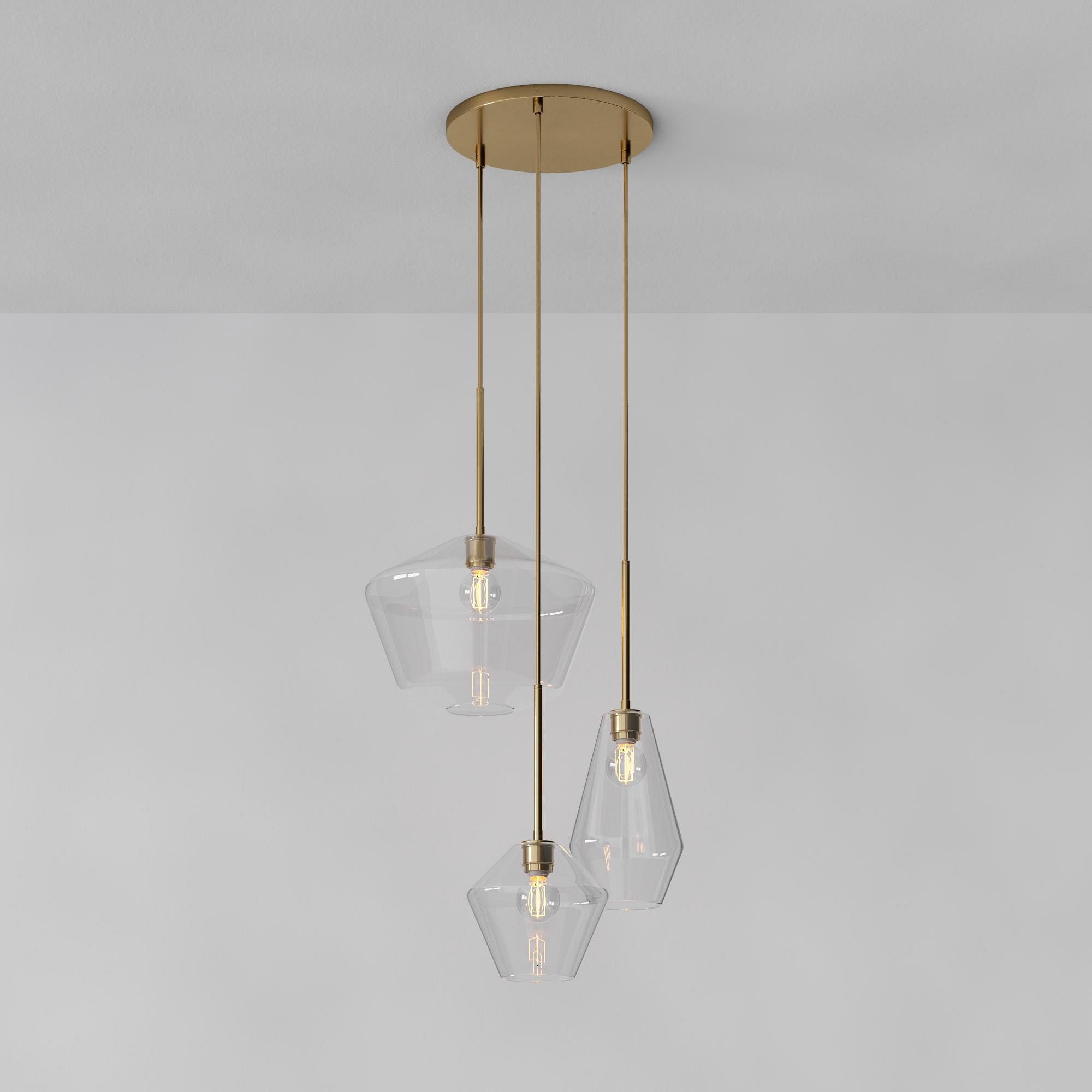 Sculptural -Light Geo Chandelier | West Elm