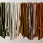 Cotton Knit Throw