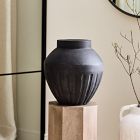 Grooved Ceramic Vases