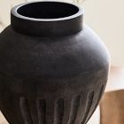 Grooved Ceramic Vases