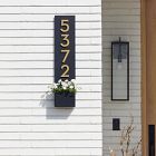 Post &amp; Porch Customizable Standing Tall Address Planter