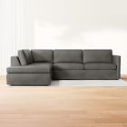 Harris Leather 2-Piece Sleeper Sectional w/ Bumper Chaise (111&quot;)