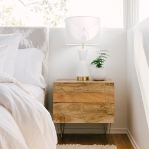 Amazon.com: WAMPAT 2 Piece Dresser and Nightstand Sets