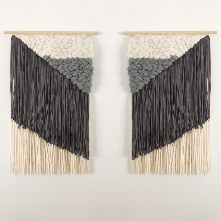 Sunwoven Mirrored Pair Wall Hangings