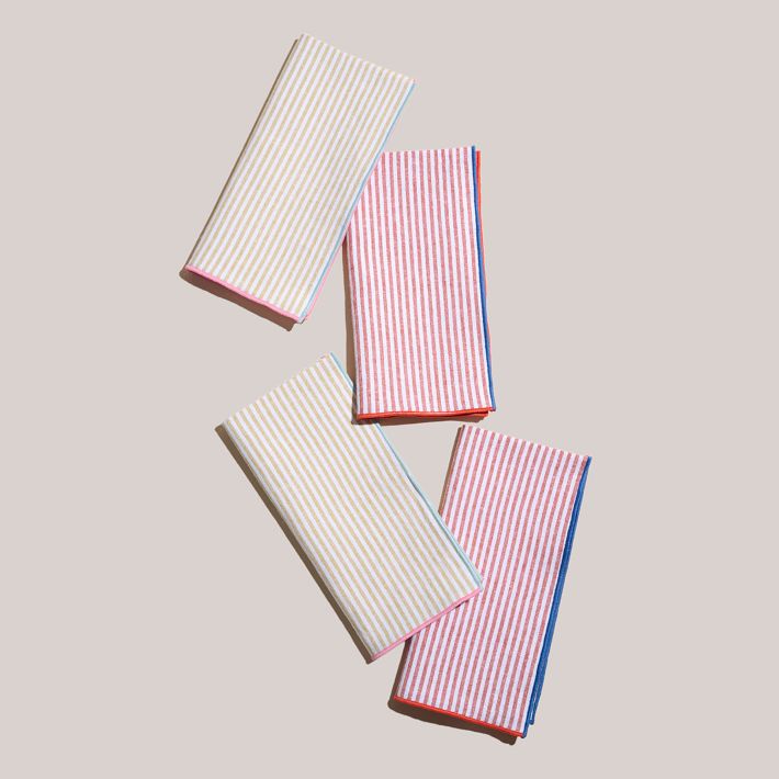 Atelier Saucier Carnival Stripe Napkins (Set of 4)