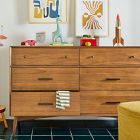 Mid-Century 6-Drawer Kids Dresser (56&quot;)