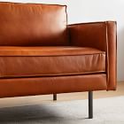 Axel Leather 2-Piece Chaise Sectional (91&quot;)