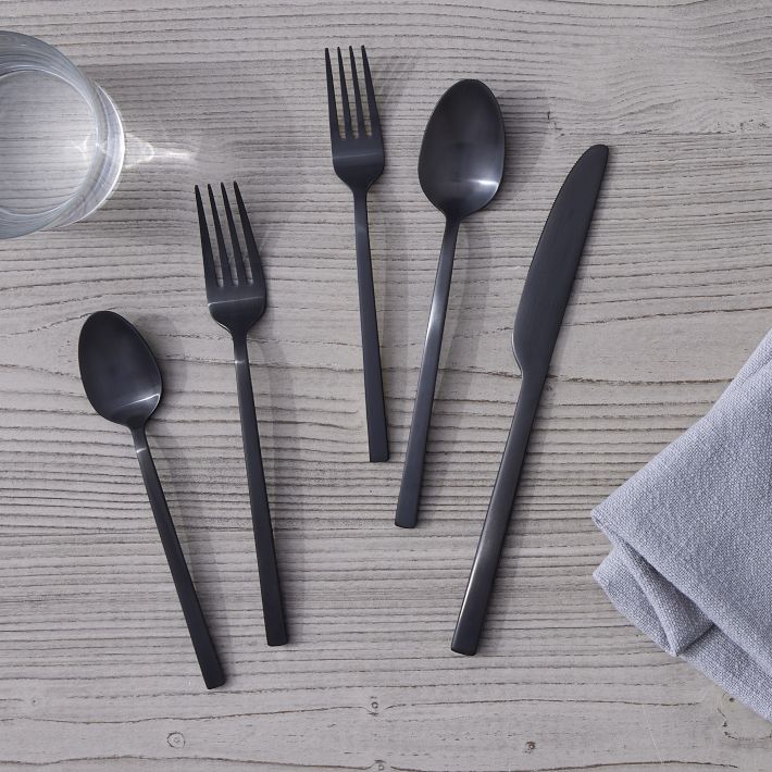 Briggs Flatware Sets - Black Satin (6)