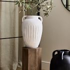 Grooved Ceramic Vases