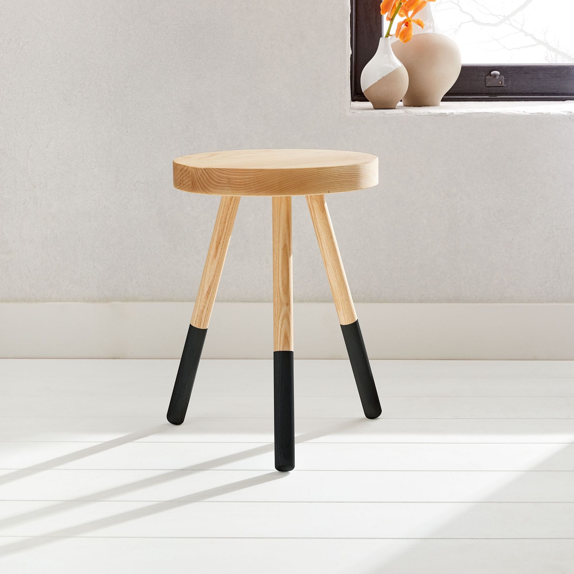 Dining Stool, Black