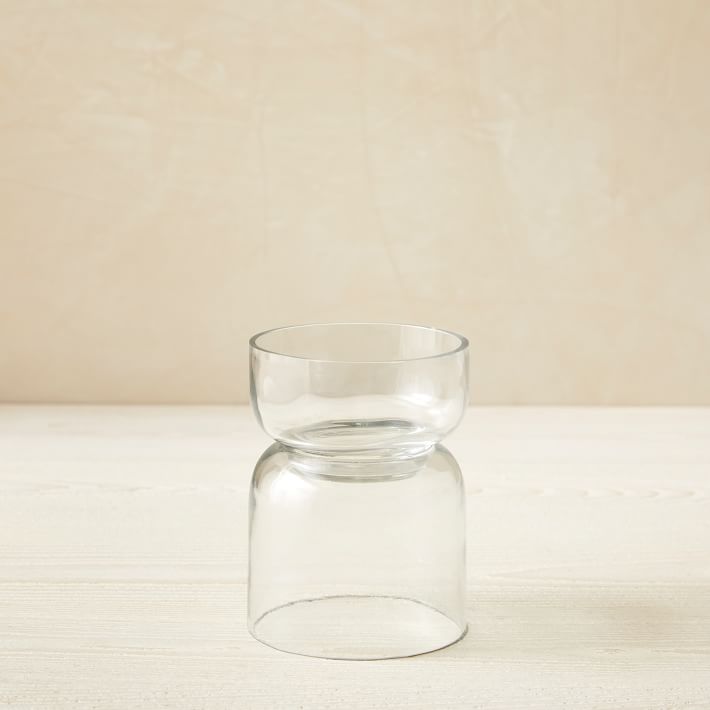 Foundations Glass Candleholders | Small Pillar