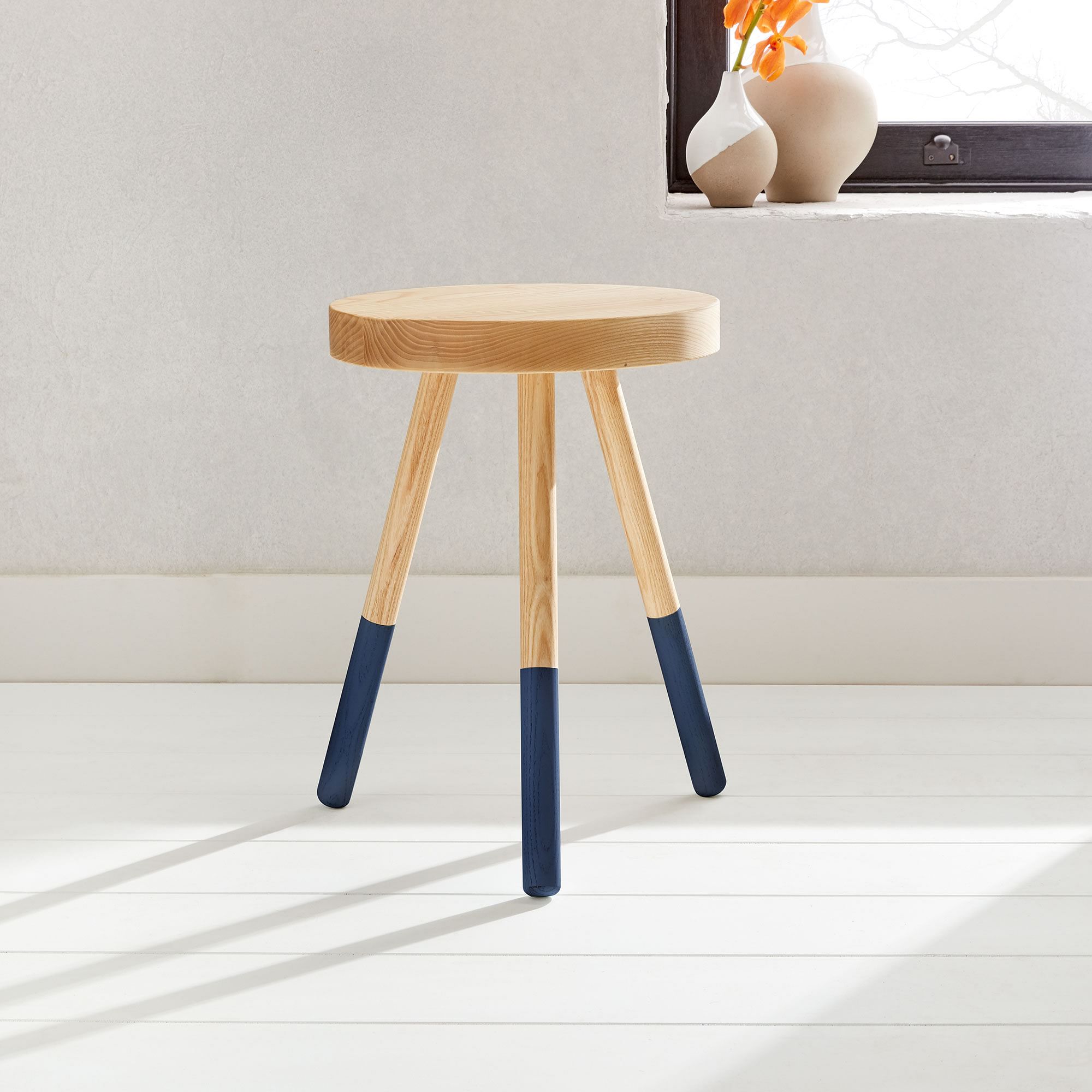 Dining Stool, Black