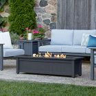 Ulysses Rectangle Steel Propane Fire Pit (50&quot;)